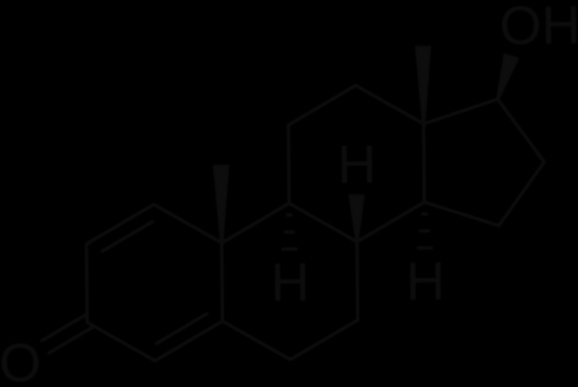 Achat Boldenone - Illustration d'un flacon de substance vétérinaire et pictogramme d'avertissement