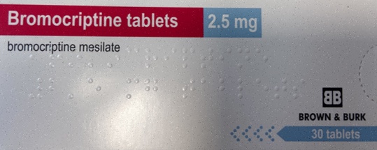 Capsules de bromocriptine – illustration