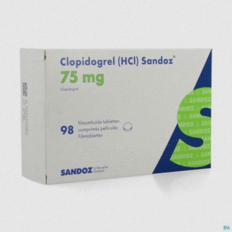 Acheter Clopidogrel - Illustration d'un comprimé et sac de pharmacie
