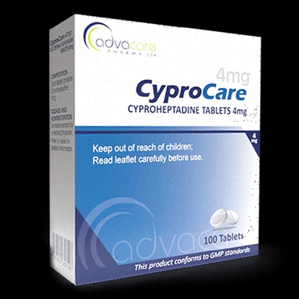 Cyproheptadine – comprimés et blister