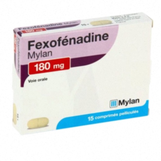 Boîte de Fexofenadine générique