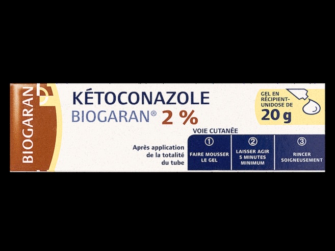 Kétoconazole en gélules et tube de crème