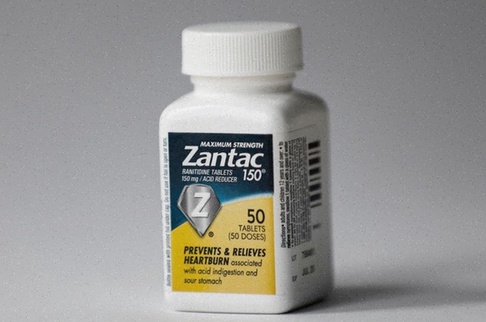 Comprimés de Zantac et panier en ligne