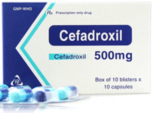 Acheter Cefadroxil - Image d'un tube de comprimés Cefadroxil