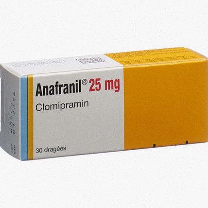 Commander Clomipramine en ligne – illustration comprimés et boîte