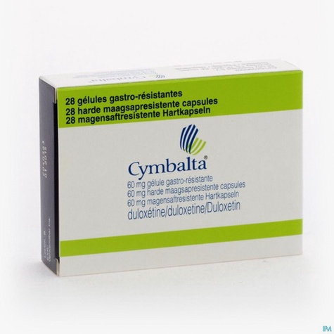 Cymbalta – Illustration d'un flacon de comprimés