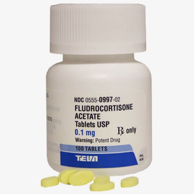 Acheter Fludrocortisone – Illustration d’une ordonnance et d’un comprimé