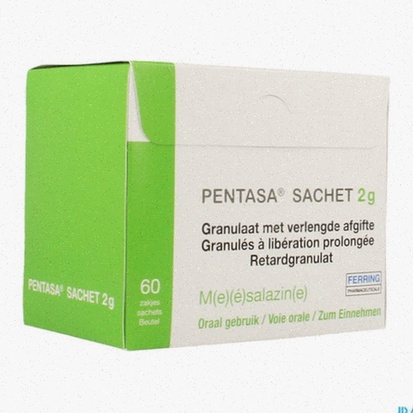 Boîte de Pentasa – Médicament pour la maladie inflammatoire chronique de l’intestin